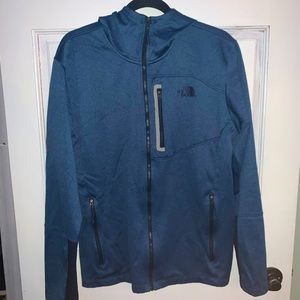 North Face zip up sweatshirt
